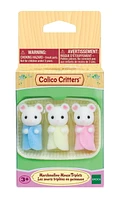Triples de Souris Guimauve Calico Critters, 3 Figurines Bébé