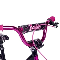 Barbie GRLPOWER 16" Bike, with Training Wheels, Black and Pink