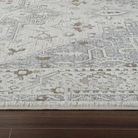 Tapis d'interieur persan Rug Branch Nomad, gris beige, oriental - Salon, chambre, salle à manger et cuisine