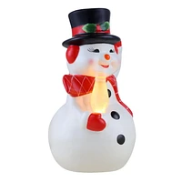 Figurine de bonhomme de neige nostalgique Mr. Christmas de 9 po
