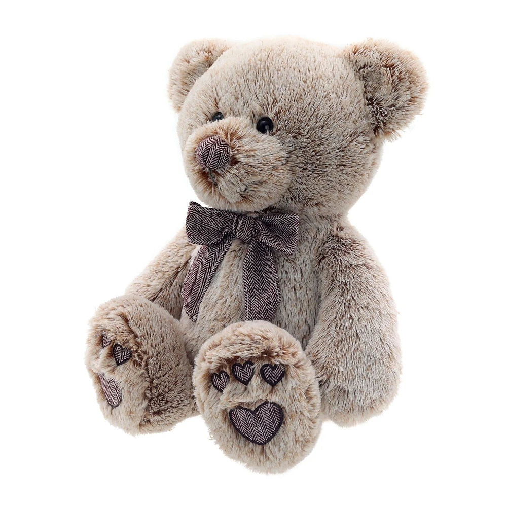 Façon de célébrer la Saint-Valentin en peluche précieuse, marron