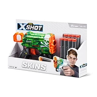 Pistolet à fléchettes Menace X-Shot Skins (8 fléchettes)