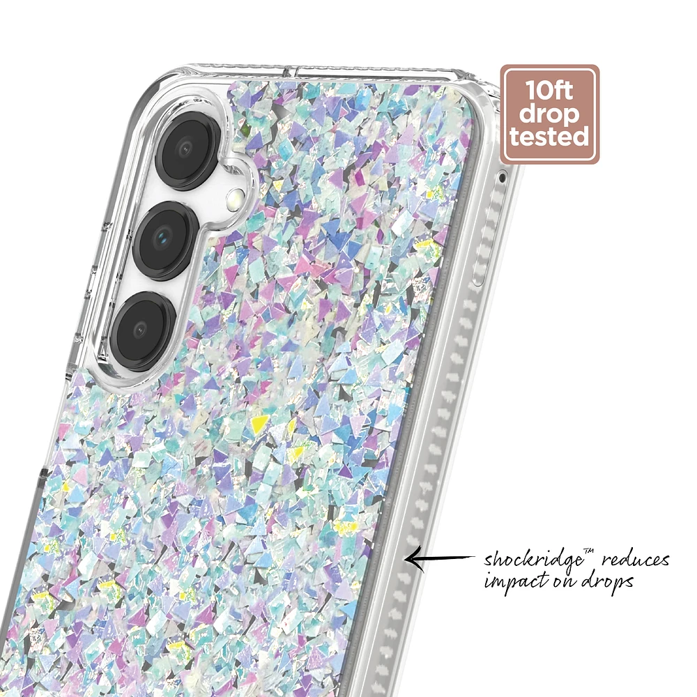 Iridescent Glitter Fleck - Premium Fashion Phone Case for Samsung Galaxy A16, You deserve something pretty!