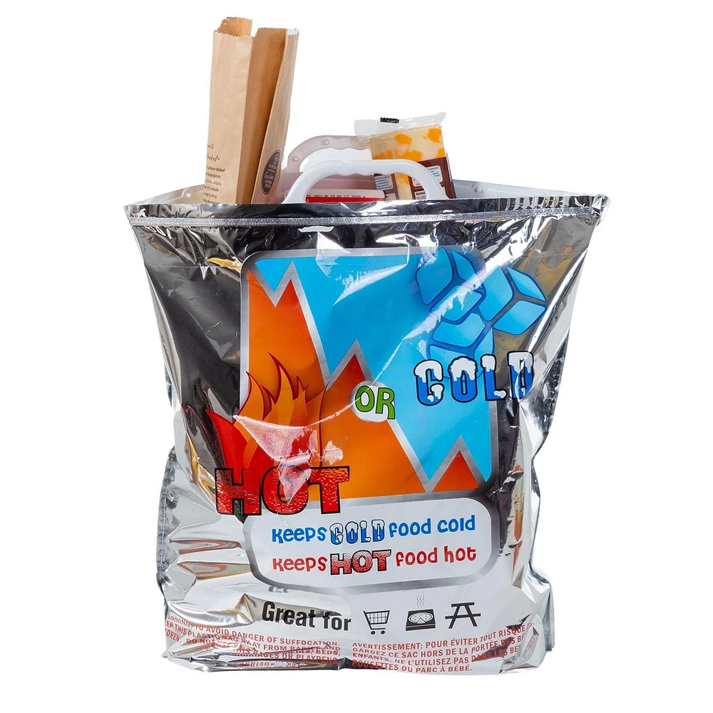 Sac Réutilisable pour Courses Isotherme avec Poignées. Sac de courses réutilisable pour épicerie Sac Isotherme Grand Format – Sac Thermique Chaud et Froid pour le Transport et la Conservation des Aliments