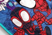Spider-Man 'Spidey et ses Amis Extraordinaires - Équipe de Trois' Jeté en Molleton Toucher Soie pour Enfants, 100 % Polyester