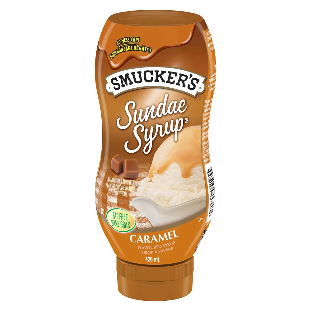 Smucker's Sundae Syrup Caramel Flavoured Syrup 428mL, 428 mL