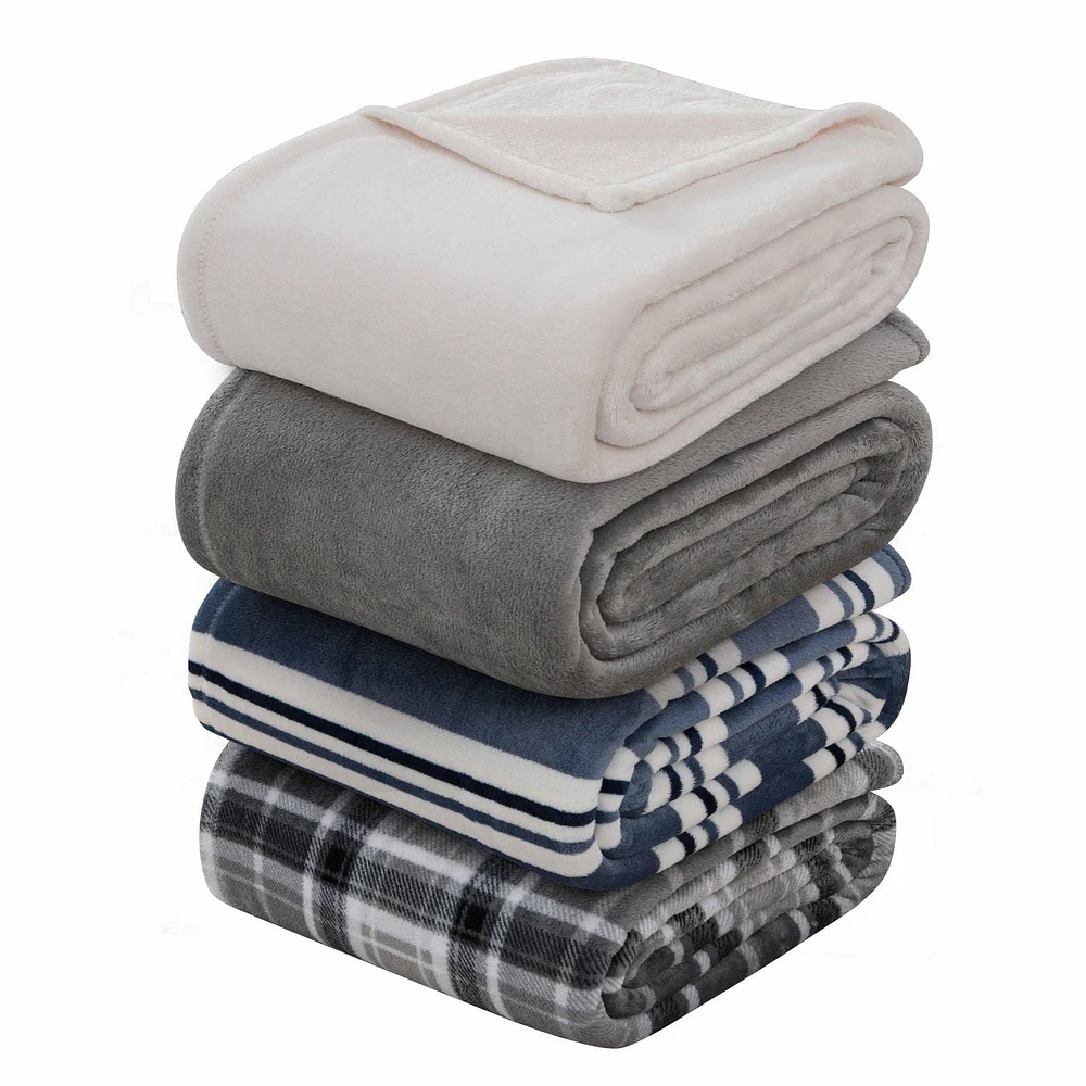 Mainstays Plush Blanket, Size: Twin - King