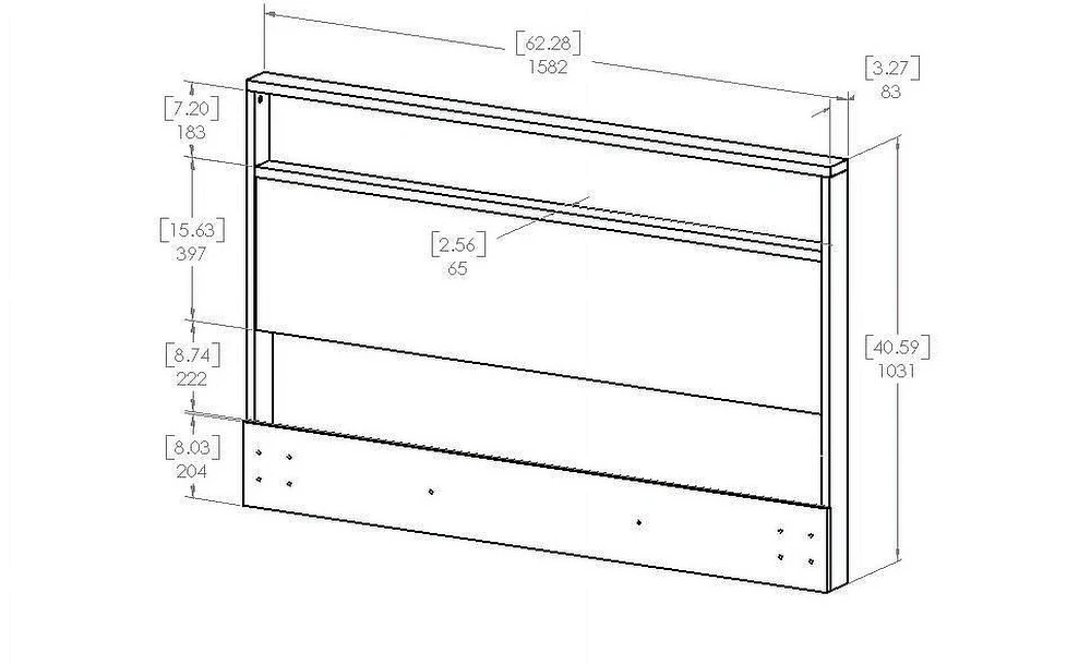 South Shore Holland Full/Queen Headboard