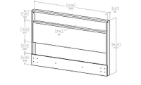 South Shore Holland Full/Queen Headboard