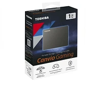 TOSHIBA Canvio Gaming Portable External Hard Drive, 1TB