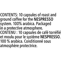 Starbucks® by Nespresso® Blonde Espresso Roast Coffee Capsules, 10 Nespresso Coffee Pods