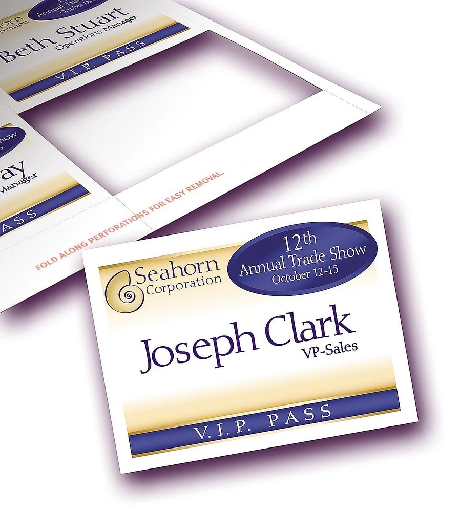 Avery® Name Badge Inserts for Laser and Inkjet Printers, 3" x 4"