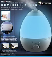 Humidificateur ultrasonique de Bell+Howell qui change de couleur