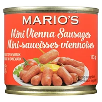 MARIO'S mini-saucisses viennoises 113 g en conserve Mario's mini-saucisses viennoises 113 g