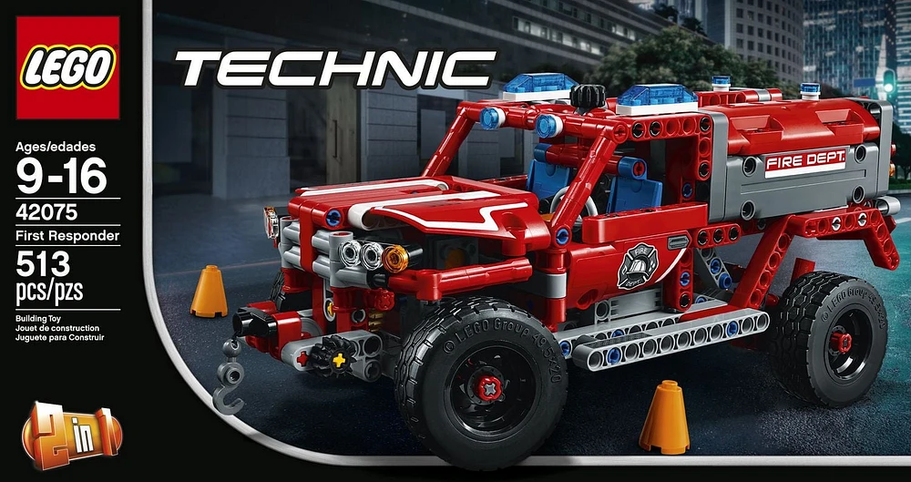 LEGO Technic First Responder 42075 Building Kit (513 Piece)