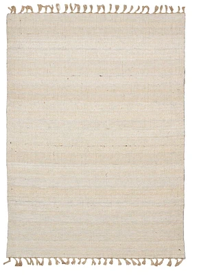 Tapis d'appoint Berbère Verginia naturel & ivoire de 1 pi 10 po x 2 pi 10 po