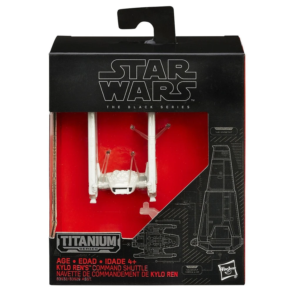 Navette de commandement Titanium de Kylo Ren Star Wars Épisode VII La série noire