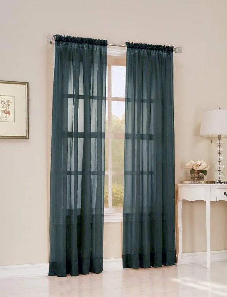Rideaux pour pôle supérieur 918 à imprimé en voile