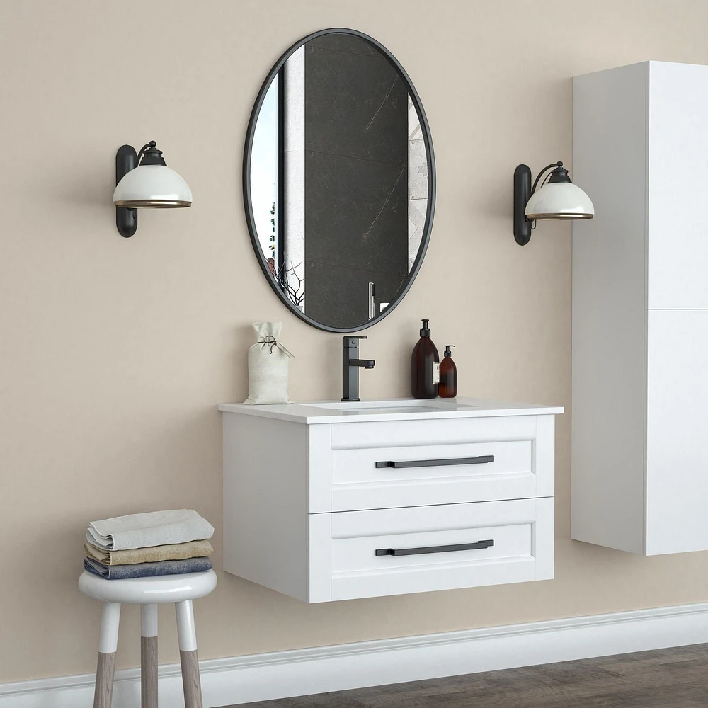 A&E Bain et Douche Jaeger noir Miroir