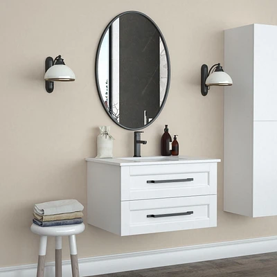 A&E Bain et Douche Jaeger noir Miroir