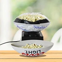 Coors Light Machine à pop-corn à air chaud et bol de service de football, appareil amusant pour les fêtes et les jours de match