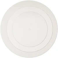 Plaques à gâteau rondes blanches de tailles variées Wilton