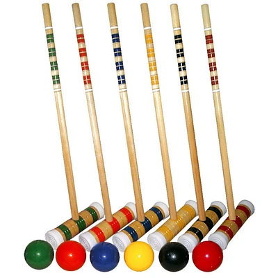 Swiftflyte Sport Kit de démarrage pour 6 joueurs de croquet - 15 pièces