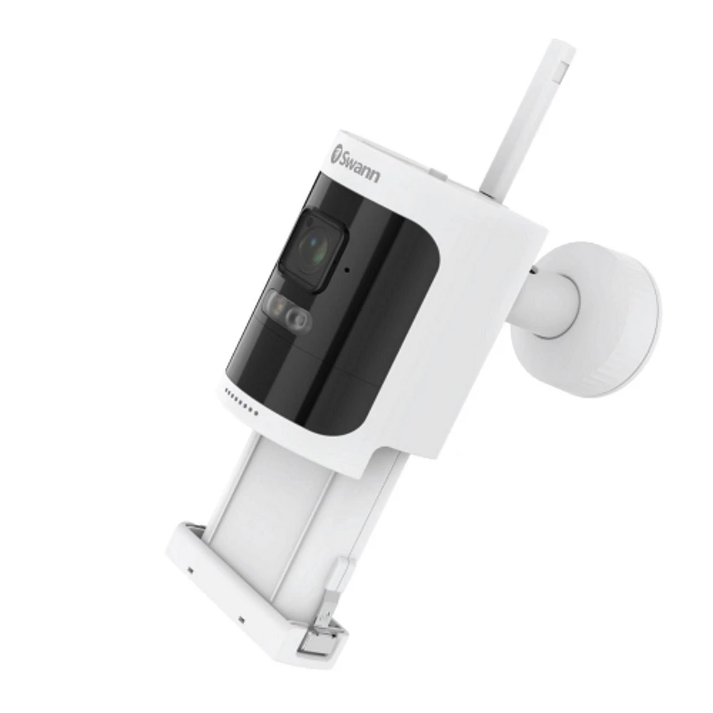 Système de sécurité NVR sans fil AllSecure600 à 8 canaux HD 2K de Swann avec 3 caméras sans fil (NVW-600CMB) - Blanc