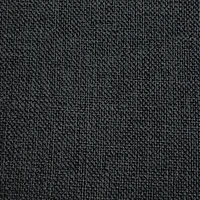 Grand lit moderne de 60 po revêtu de tissu, charbon