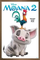 Disney Moana 2 - Heihei and Pua Feature Series Wall Poster, 22.375" x 34"