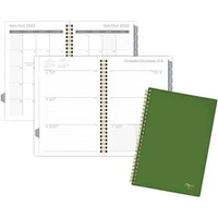 Petit Agenda Hebdomadaire/Mensuel 2024 Mead, Vert Jardin Agenda hebdomadaire