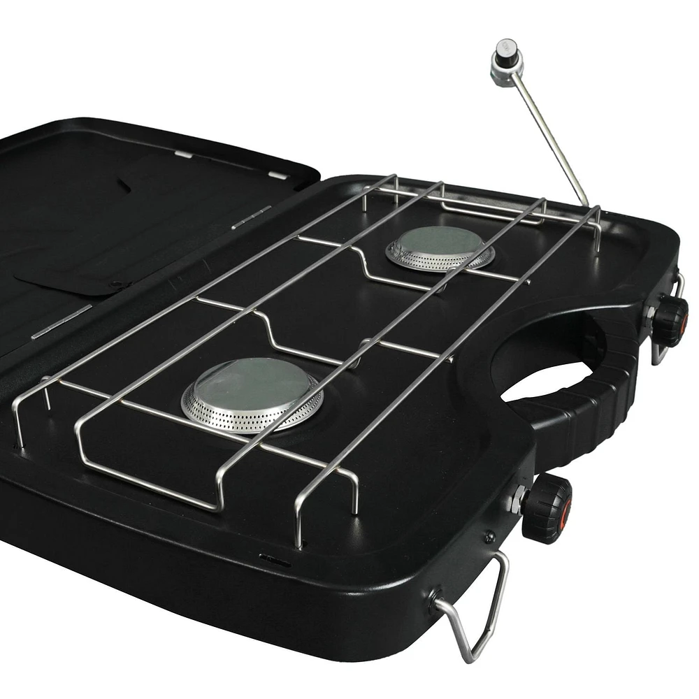 Ozark Trail 2 Burner Propane Gas Camp Stove, GCT2208WB-C