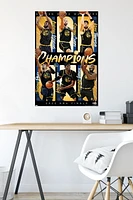 NBA Golden State Warriors - 2022 NBA Finals Champions Wall Poster, 22.375" x 34" Framed