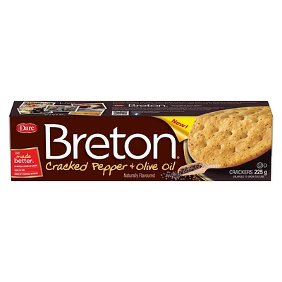Breton Cracked Pepper and Olive Oil
