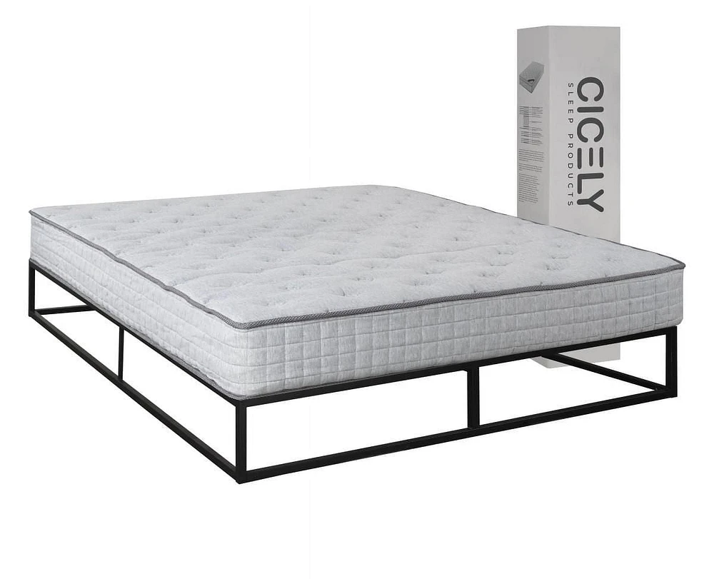 Matelas en mousse gel 9'' King avec ressorts ensachés Cicely