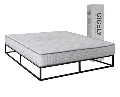 Matelas en mousse gel 9'' King avec ressorts ensachés Cicely