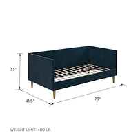 DHP Franklin Mid Century Upholstered Daybed