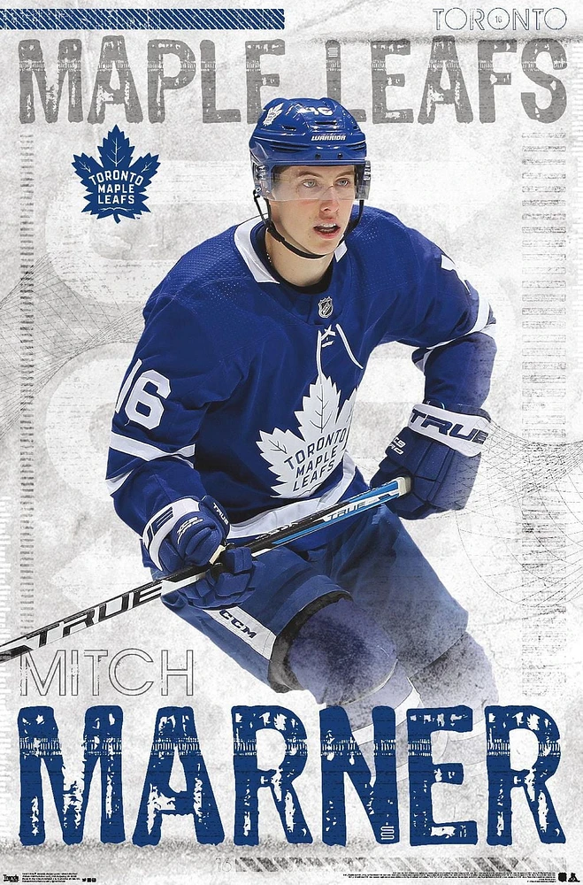 NHL Toronto Maple Leafs - Mitch Marner 19 Wall Poster, 22.375" x 34"