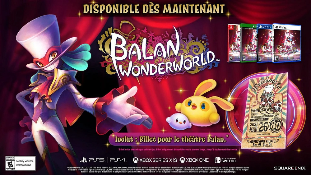 Balan Wonderworld (Nintendo Switch), Nintendo Switch