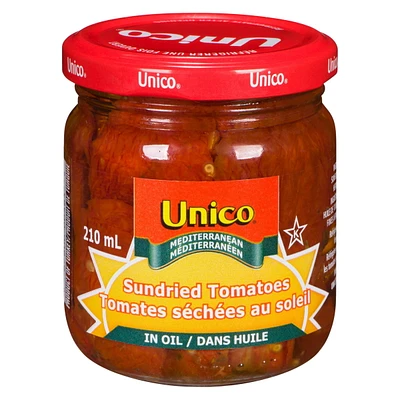 Unico Sundried Tomatoes in Oil, 210 mL