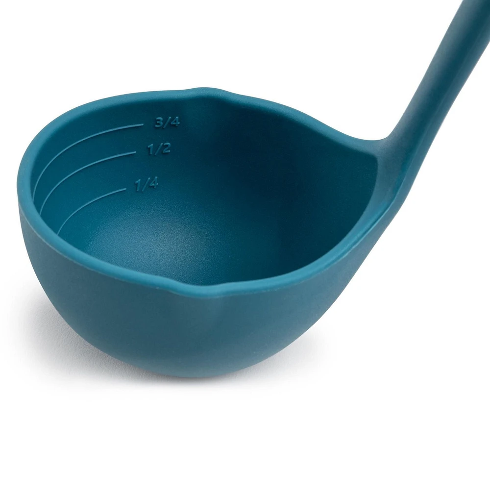 Thyme & Table Louche en Silicone Bleue