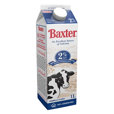 Baxter 2% Milk, 1L