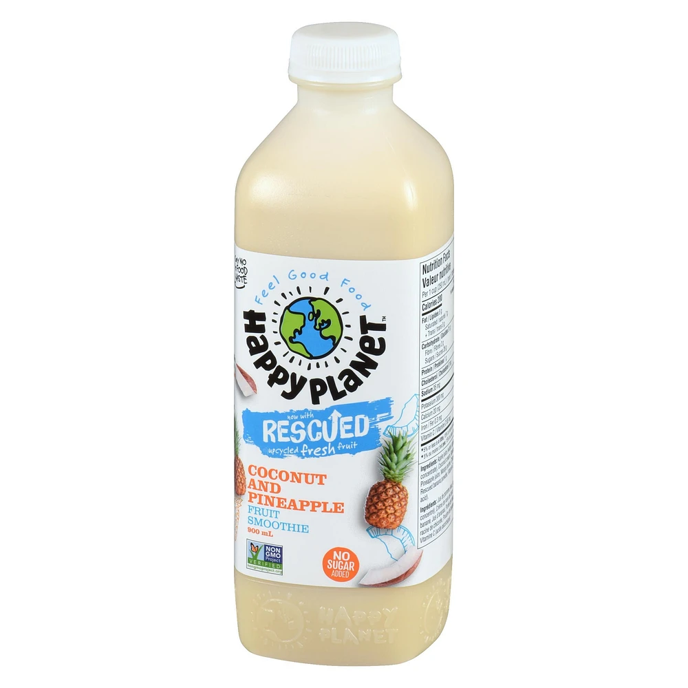 Smoothie aux fruits Happy Planet à la noix de coco et ananas