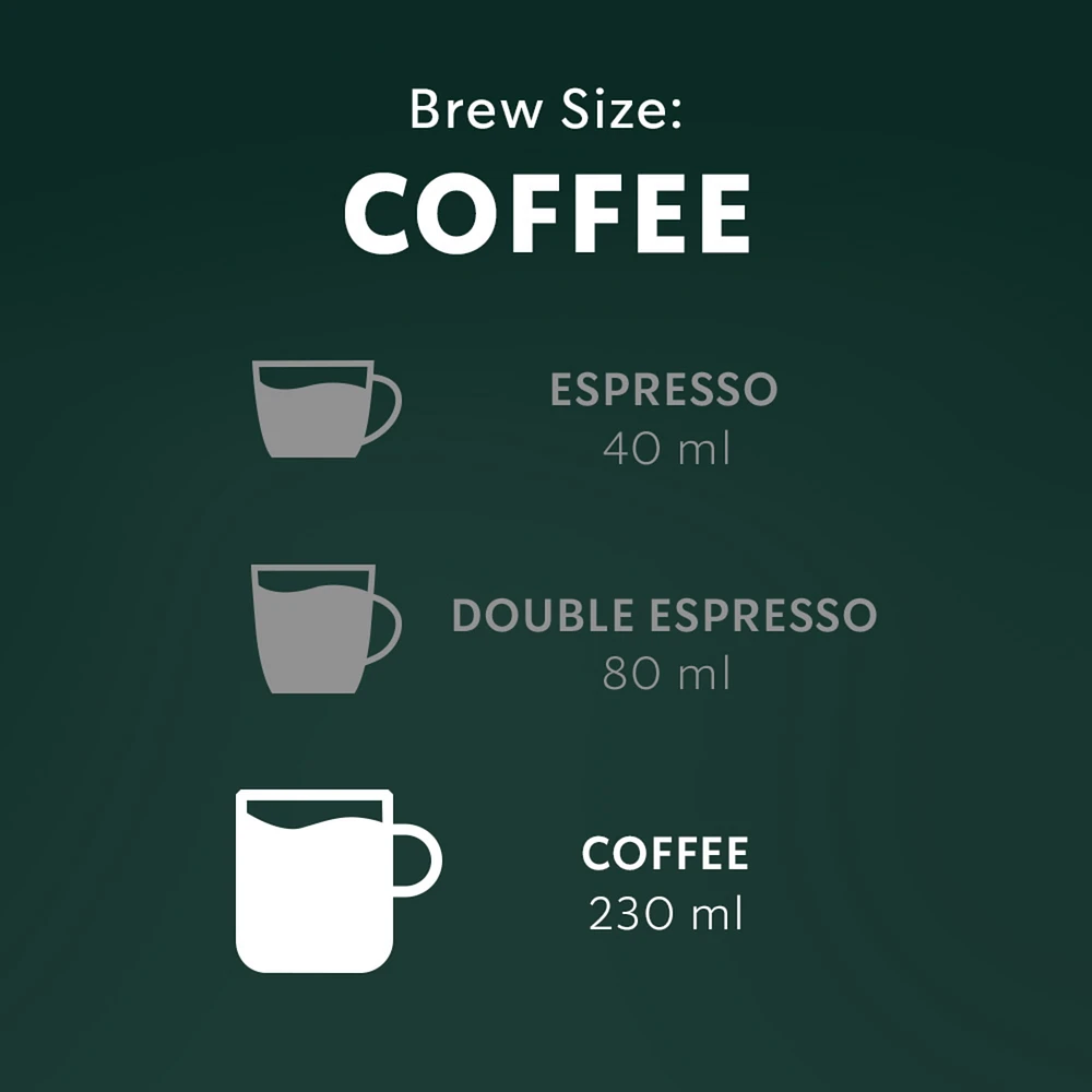 Starbucks VERANDA BLEND pour NESPRESSO VERTUO, café de torréfaction blonde, notes douces et veloutés, capsules recyclables grâce au système de recyclage de NESPRESSO 100 g