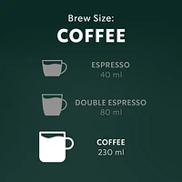 Starbucks VERANDA BLEND pour NESPRESSO VERTUO, café de torréfaction blonde, notes douces et veloutés, capsules recyclables grâce au système de recyclage de NESPRESSO 100 g