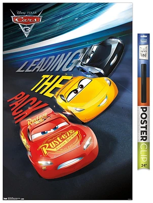 Disney Pixar Cars 3 - Group Wall Poster, 22.375" x 34" Framed