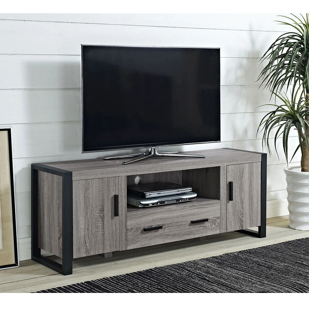 Manor Park Modern Industrial TV Stand - Multiple Finishes