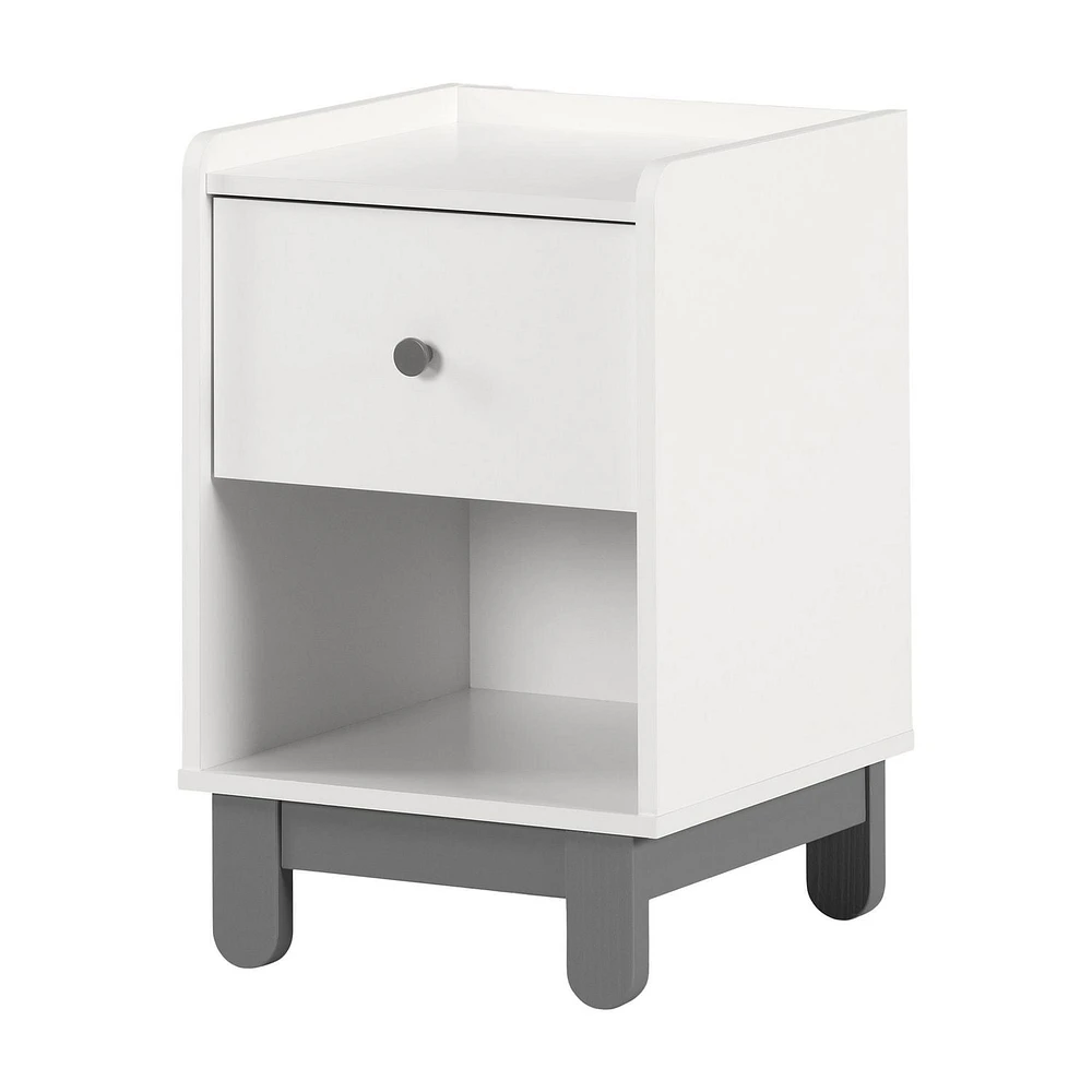 1-Drawer Nightstand from the collection Bebble South Shore