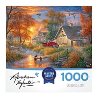 Cra-Z-Art Abraham Hunter 1000 Piece Puzzle - Grandpa's Farm