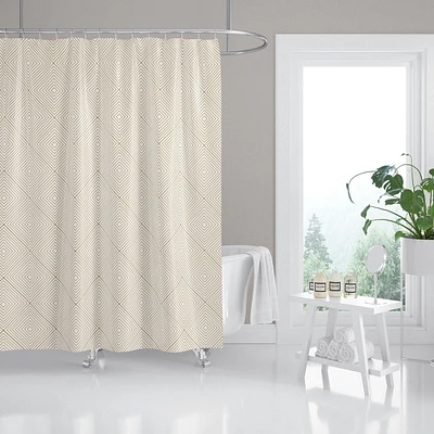 Rideau de douche en tissu Hometrends Diamant RIDEAU DOUCHE DIAMANT